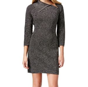 Calvin Klein Silver Grey Sweater Dress